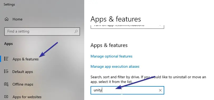 Uninstall unity 05 Uninstall unity 05